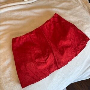 Playful Red Skort